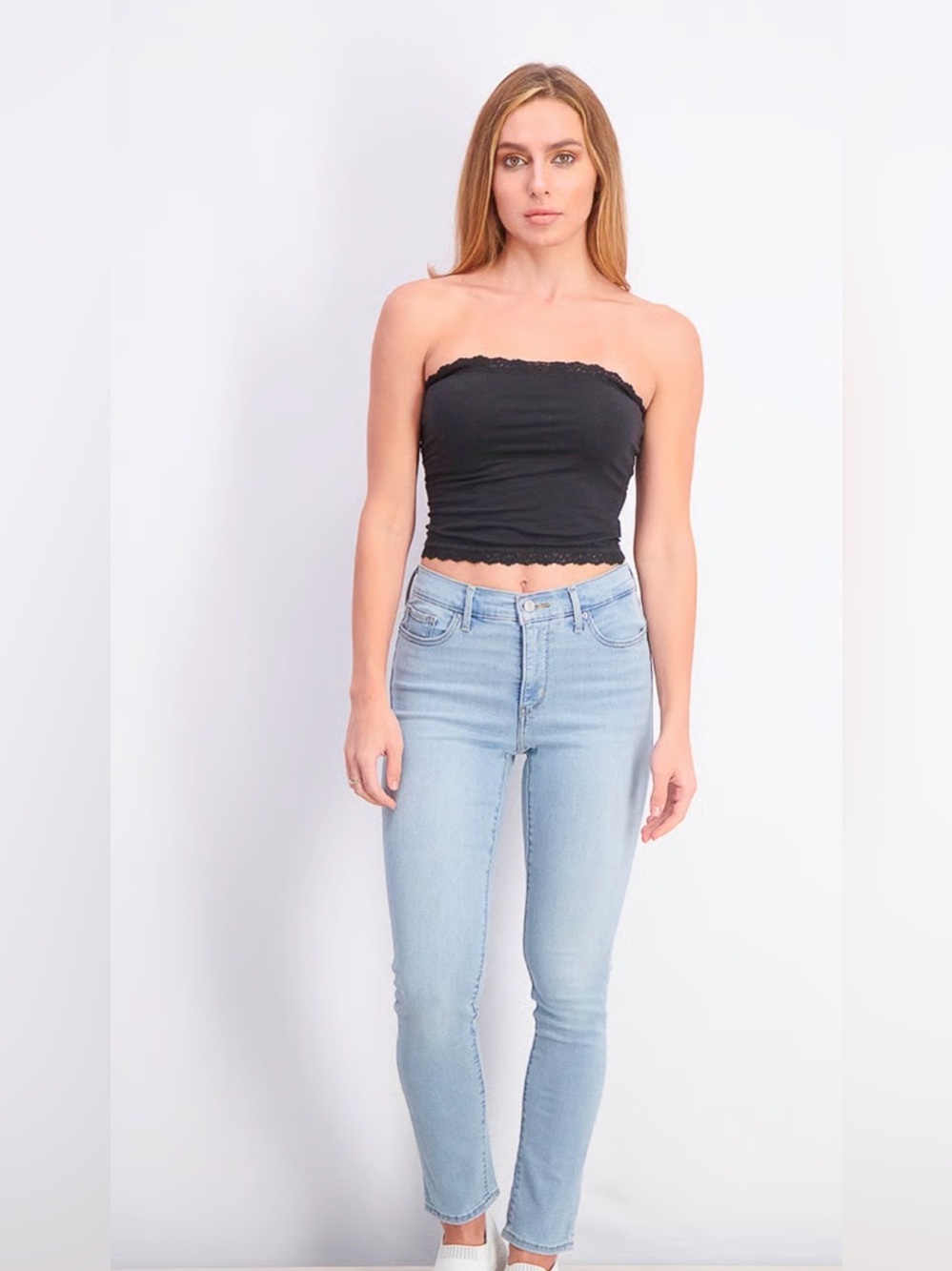 Hanky Panky Strapless Lace-Trim Banbeau